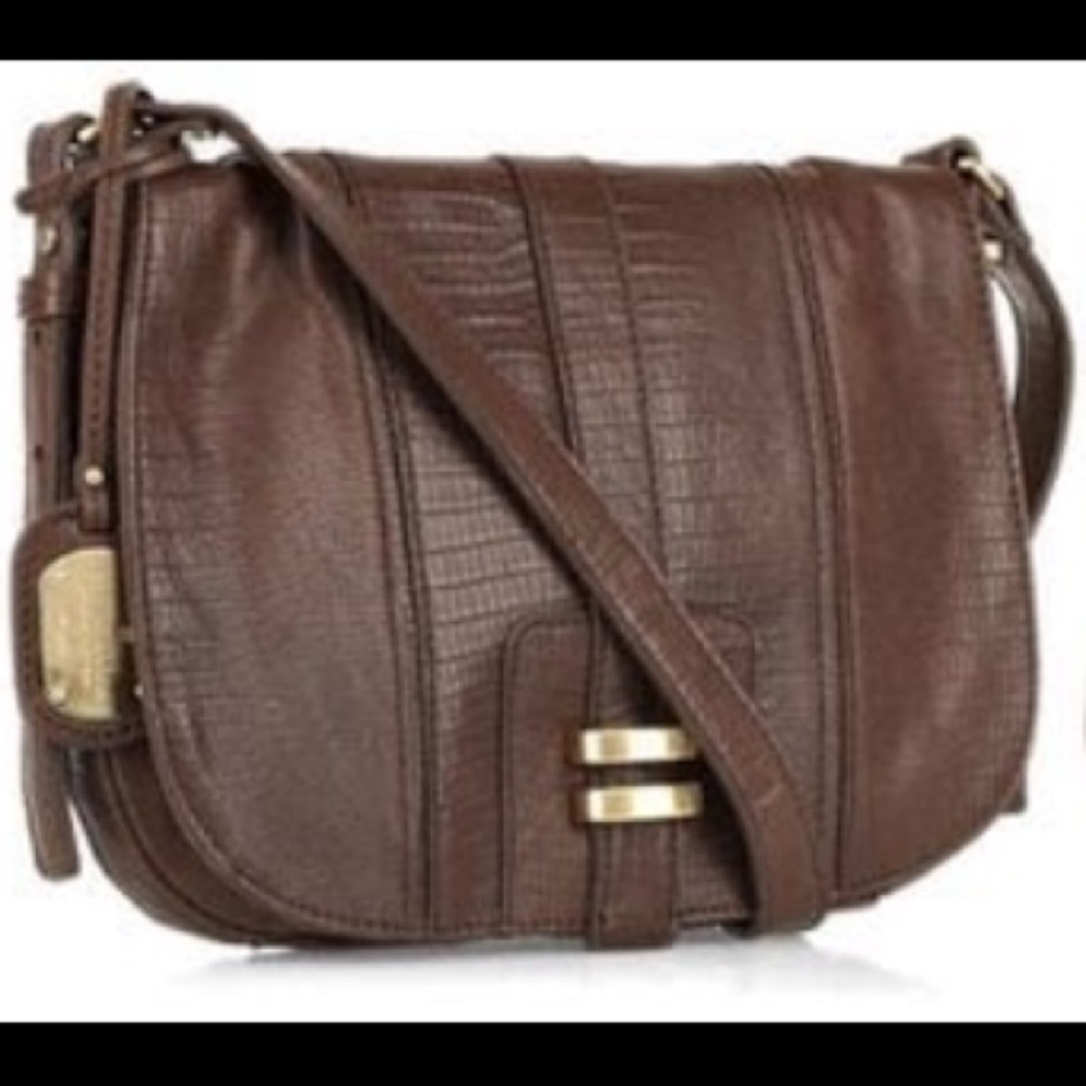 BCBGMAXAZRIA Python cross body bag